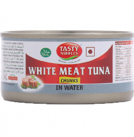 Tasty Nibbles White Meat Tuna Chunks In Water  Tin  185 grams